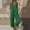 Green, variant on Jumpsuits for Women Casual Solid Linen Button Front Sleeveless Overalls, Long Pants for Casual Weekend Style Brown L