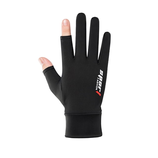 Ice Silk Non-Slip Gloves Breathable Outdoor Sports Driving Riding Touch Screen Gloves Thin Anti-UV Protection