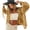 Gold, variant on Sequin Fringe Jacket Shiny Disco Cowgirl Outfit Sparkly Theme Y2K 90s Streetwear Jacket Glitter Tassel Coat Long Sleeve Open Front Jacket Fall Outfits Black One Size