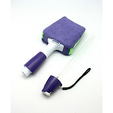 WipeOut Microfiber Cloth with Built-in Spray Bottle Handle - Total Cleaning Solution