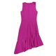 thumbnail image 2 of bar III Vestido asimétrico informal para mujer, rosa, extra pequeño, 2 of 2