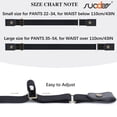 thumbnail image 6 of SUOSDEY No Buckle Belts for Men Women,Nylon Elastic Belts Invisible Buckleless Belt 2 pack, 6 of 8