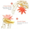 thumbnail image 3 of Golden Hair Clips with Long Tassel and Maple Leaves Decoration for Teen Girls Hair Decor 1 Pair, 3 of 8