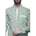 thumbnail image 3 of BESTMAN Slim FitShirtsFor Men Bouton DownLong Sleeve PrintedShirtsFor Boys, 3 of 5