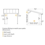 Palram - Canopia Olympia 10' x 28' Patio Cover - Gray/Bronze