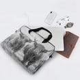 thumbnail image 5 of 16" Laptop Briefcase for Work Travel Laptop Shoulder Bag Carrying Handbag Laptop Case Grey Highland Cattle, 5 of 8