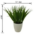 thumbnail image 3 of Mainstays intérieur artificiel herbe verte en Pot, couleur vert, hauteur assemblée: 27cm, 3 of 5
