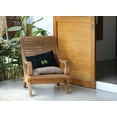 thumbnail image 4 of 20" x 14" Simply Daisy Halloween Cat Eyes Polyester Indoor/Outdoor Pillow, Black Qty 1, 4 of 6