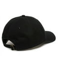 thumbnail image 5 of Black Dad Hat – Low Profile Unstructured Cotton Baseball Cap, Adjustable Tuck Closure, One Size, 5 of 9