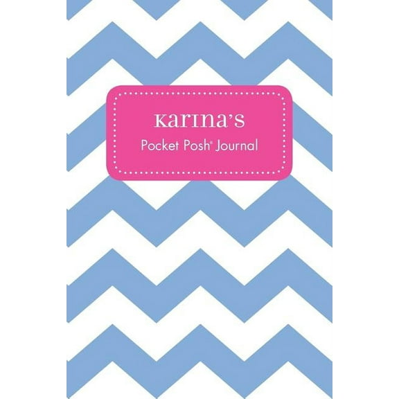 Karina's Pocket Posh Journal, Chevron, (Paperback)
