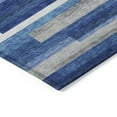 thumbnail image 4 of Addison Rugs Chantille Indoor/Outdoor Transitional Stripes Blue Washable Rectangle Rug, 1'8" x 2'6", 4 of 6