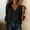 Black, variant on jjayotai Cotton Linen Tops for Women Summer Wrap Gauze Tunic V Neck Shirts Long Sleeve Lightweight Casual Loose Fitted Boho Blouses