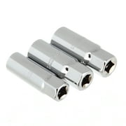 Hyper Tough 3 Piece Spark Plug Polished Chrome Finish Vanadium Steel Socket Set 8UC0006A