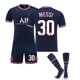 thumbnail image 1 of Nuevo 2021/2022 Jersey de fútbol para niños 30 # Messi Football Jerseys Suit Causl Shorts/calcetines Set Youth Sizes-30 Navy-18 BmatwkZeng Bmatwk Jersey, 1 of 2