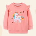 thumbnail image 2 of Gubotare Sweatshirt Girls Girls and Toddlers' Crewneck Sweatshirts Kids Long Sleeve Fall Pullovers Size 6-7 (Pink,6-7 Years), 2 of 9