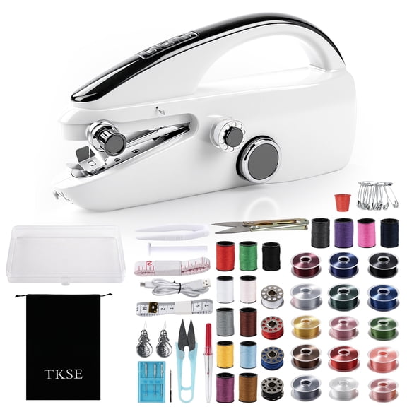 Victool S8 Portable Mini Handheld Sewing Machine Set with Storage Bag Sewing Kit for Beginners Adults