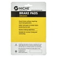 thumbnail image 3 of Niche Front Rear Brake Pad Set for Arctic Cat 1000 TRV Organic ATV 4 Pack 519-KPA2205D, 3 of 6