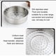 thumbnail image 5 of Bearachild Cesta de vapor de acero inoxidable plateada Utensilios de cocina fáciles de cocinar para una cocina saludable Vaporera de alimentos Cocina y Comedor 304 20CM, 5 of 6