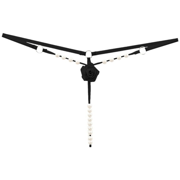 Velaura Women Bikini Underwear Womens Wool Underwear Packs Goofy Goober Underwear Lace Trim Panties Women's plus Size Underwear High Cut Women Sexy Tassel Mesh Pearl Briefs Hollow Out Panties Crochet