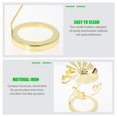 thumbnail image 3 of Shisuyan Decorative Candlestick Holder Golden 1Pcs 4.7x3x3in Heat-Activated Rotation, 3 of 8