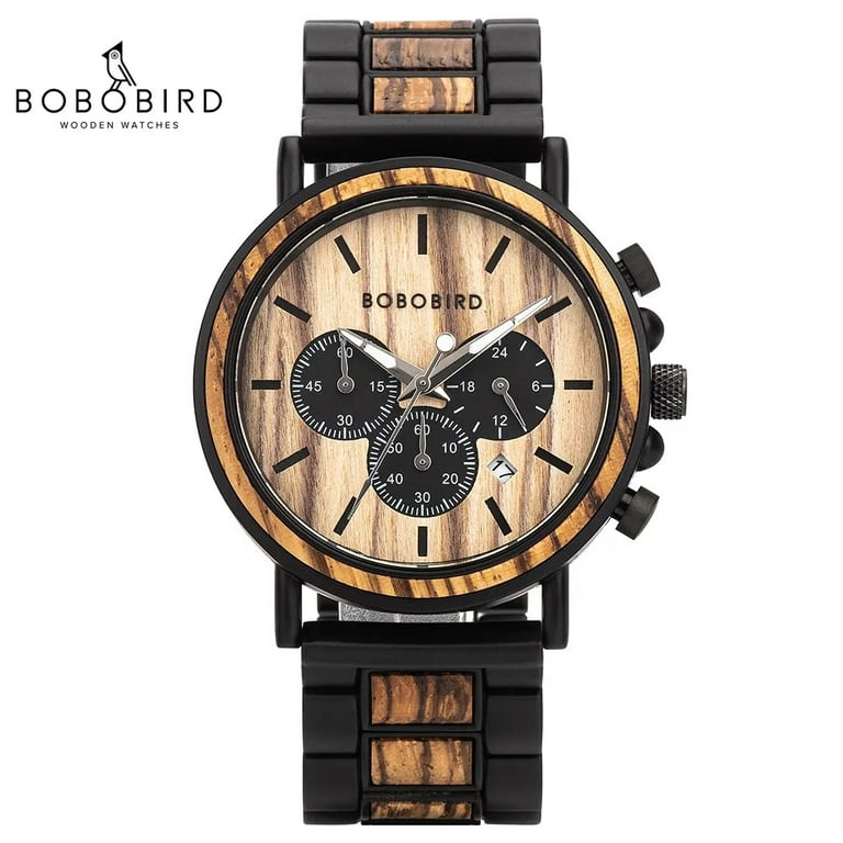 BOBO BIRD Wooden Watch Men erkek kol saati Luxury Stylish