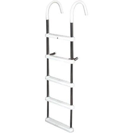 JIF Marine DMT5A-7 5-Step Gunwale Hook Ladder