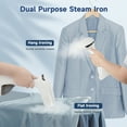 thumbnail image 5 of Aonhom Steamer for Clothes, 1200W Portable Handheld Fabric and Garment Steamer with Lint Remover, Clothes Steamer for Powerful Wrinkle Remover, White, 5 of 9