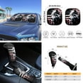 thumbnail image 5 of Yuyamidu 16 Pack Car Seat Covers Set with Steering Wheel Cover Seat Belt Pads Wolf Car Windshield Sun Shade USA Flag Handbrake Cover Set Rear View Mirror Cover Coasters Key Chain, 5 of 7