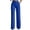Blue-#001, variant on Womens Dress Pants Straight Leg Stretchy Business Casual Palazzo Pants High Waisted Pull on Flowy Trousers with Pockets,Army Green XL