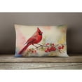 thumbnail image 4 of Carolines Treasures DAC3199PW1216 16 x 12 in. Unisex Cardinal Polyester Fabric Throw Pillow, 4 of 4