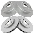 thumbnail image 2 of TRQ Front and Rear Brake Rotors Set Premium G-Coated Fits Select 2007-2012 Acura RDX 2007-2016 Honda CR-V, 2 of 7