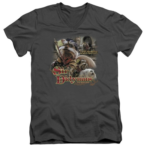 Labyrinth - Sir Didymus - Slim Fit V Neck Shirt - Medium