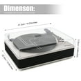 LP&NO.1 Record Player Bluetooth Turntable with Builtin Speakers and