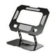 thumbnail image 4 of Soporte plegable para computadora portátil de escritorio, ventilado y con base giratoria de 360 degree. Negro, 4 of 9