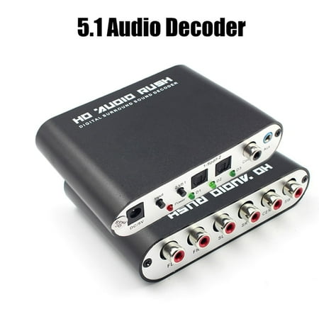 5.1 Audio Gear AC-3 Digital Audio Converter LPCM To Digital Audio Decoder