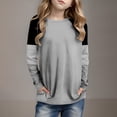 thumbnail image 1 of Cowsor Chandail à Manches Longues à Col Rond pour Enfants – Mélange de Coton Doux, Unisexe (4-14 Ans), 1 of 6