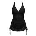 thumbnail image 6 of 1- Lorytime 1 Piece Bathing Suits for Women Swimsuits V Neck Padded Dress Vacation Lace One Piece Summer Swimwear S, 6 of 6