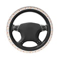 thumbnail image 3 of Elastic Steering Wheel Cover, Fast Food K Stretch Thickening Car Steering Wheel Cover Women Men, Steering Wheel Protector Universal 15 in, 3 of 7