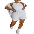 thumbnail image 4 of Shorts Unis pour Femmes, Pantalons Décontractés pour Adultes avec Poches Obliques, 4 of 4