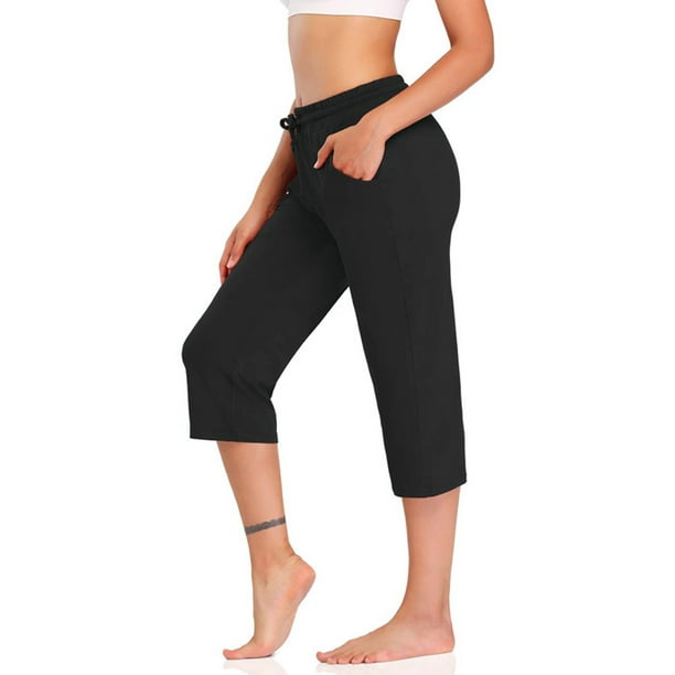 straight leg yoga capris