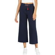 Juicy Couture Black Label Womens Stretch Drawstring Culottes Navy S