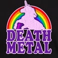 thumbnail image 3 of CafePress - Funny Death Metal Rainbow Unicorn (Vintage Distres - Men's Classic Graphic Cotton T-Shirt, 3 of 4