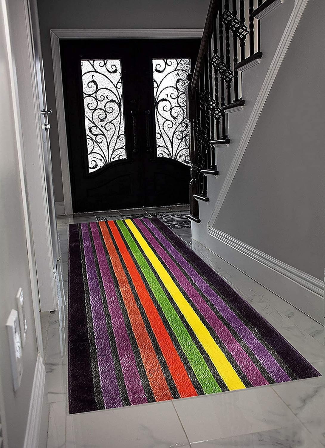 Custom Size Runner Rug Stripes Design Runner 26 Inch Wide Pick Your Own Size