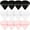 White, Pink, Black, variant on 12 Pieces Powder Puff Face Triangle Makeup Puff for Loose Powder Soft Body Cosmetic Foundation Sponge Mineral Powder Wet Dry Makeup Tool