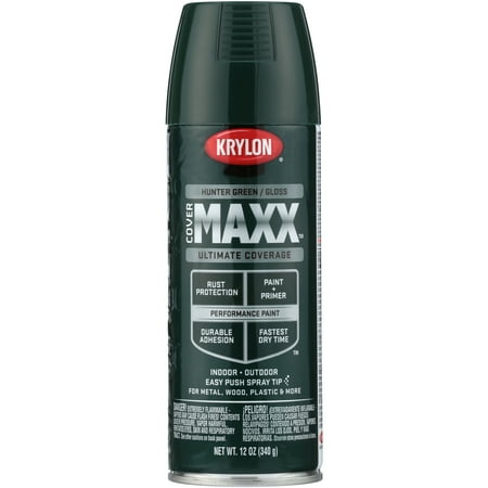 Krylon® CoverMaxx? Ultimate Coverage Gloss Hunter Green Performance ...