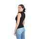 thumbnail image 3 of Blusa sin mangas con cuello alto /Juvenil, 0238 (Negro) negro CH, 3 of 4