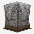 thumbnail image 4 of Barronett OX 300 Hub 3 Person Pop Up Hunting Blind Ground Tent, Backwoods Camo, 4 of 11