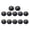 Black, variant on 12 Pcs Plastic Pumpkins Fall Thanksgiving Pumpkins Ornaments Fall Tree Decorations Desktop Autumn Harvest Pumpkin Ball Decor for Halloween Party Tree Farmhouse Home 3 Inch