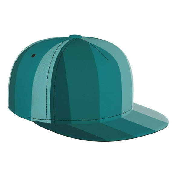 Hirioo Teal Color for Baseball Cap Men Cap Flat Brim for Men Women Teens Adjustable Baseball Cap