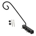 thumbnail image 1 of unbranded 1Jgo Soporte De Florero Colgante De Metal Negro Para Barandilla Con Estructura Resistente Para Exteriores, 1 of 8